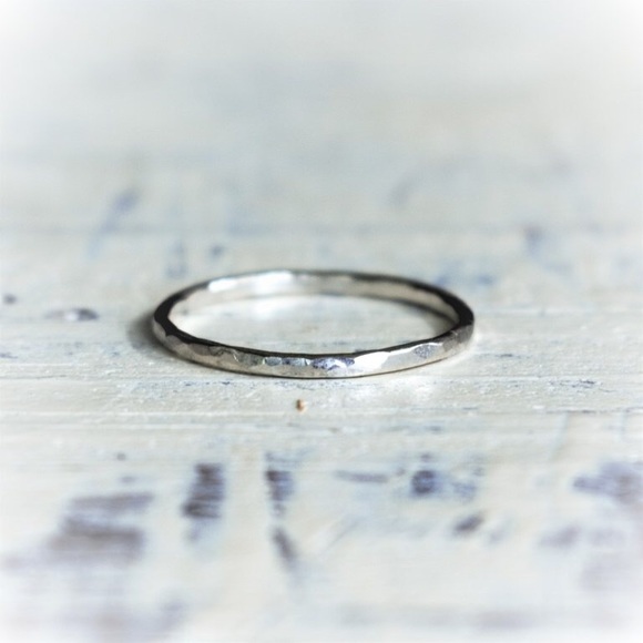 custom sterling silver stacking rings ✨ set of 3 - Picture 5 of 7